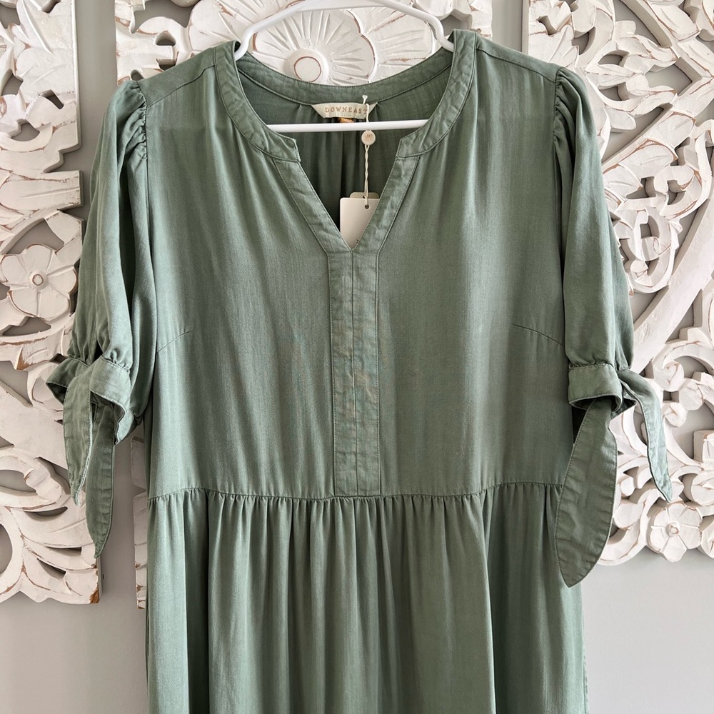 DownEast Green Midi Dress